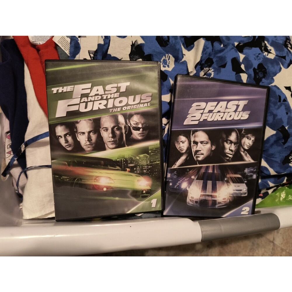 Fast & Furious Movies 1 & 2 (DVD) Original & 2 Fast 2 Furious DVD